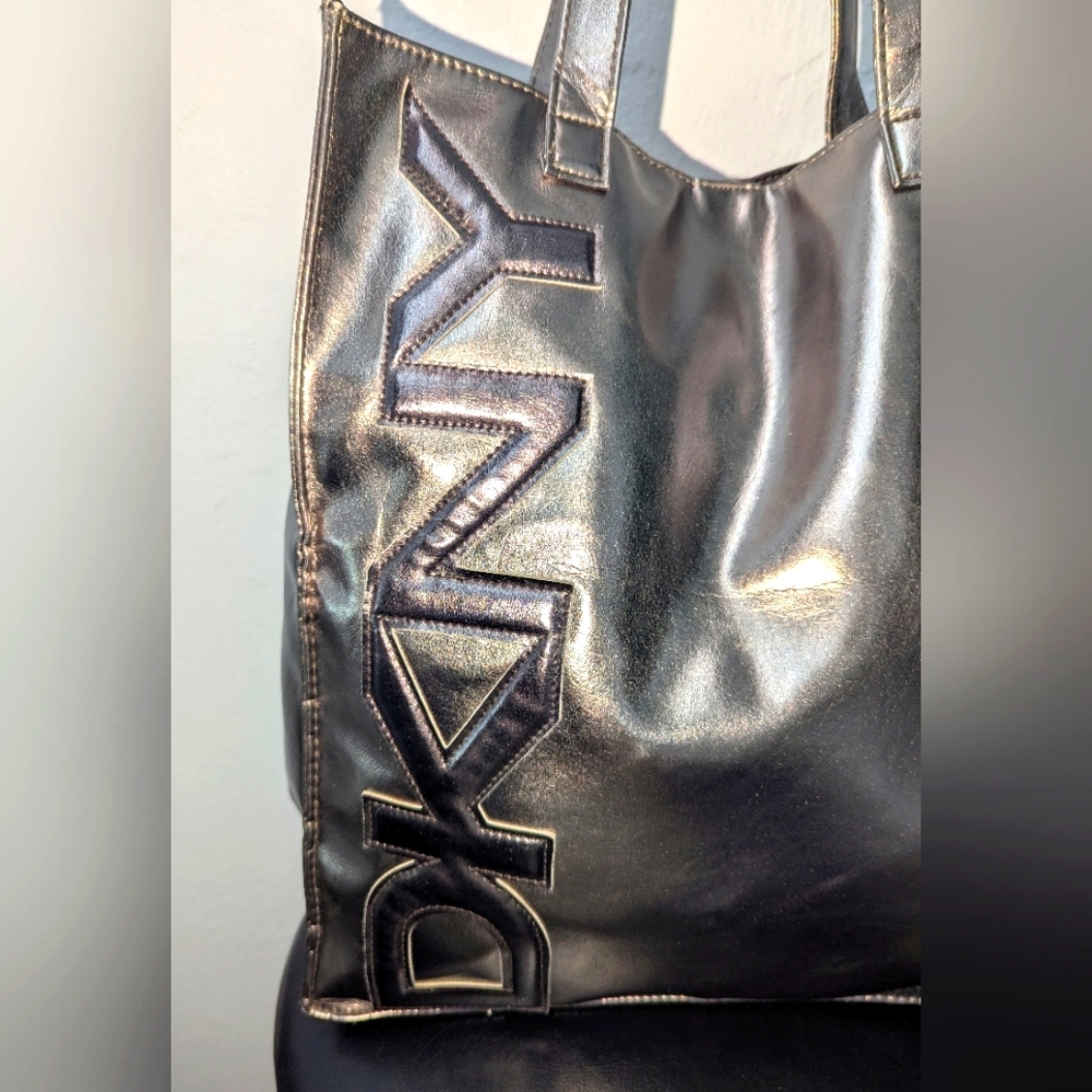 DKNY Shimmering Metalic Tote